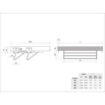 NK MG SYMPHONY KOS NA TOPANKY 700 BIELY WB-666