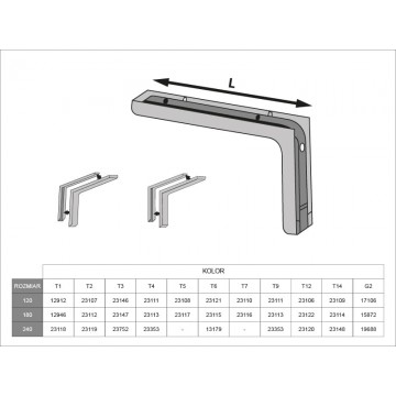 NK MG PODPERA S S KRYTOM BIELA 120 mm