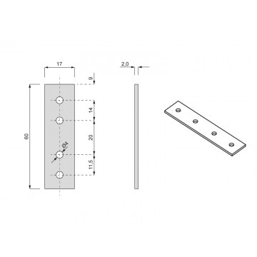 NK MG SPOJ PASIK 60/16mm